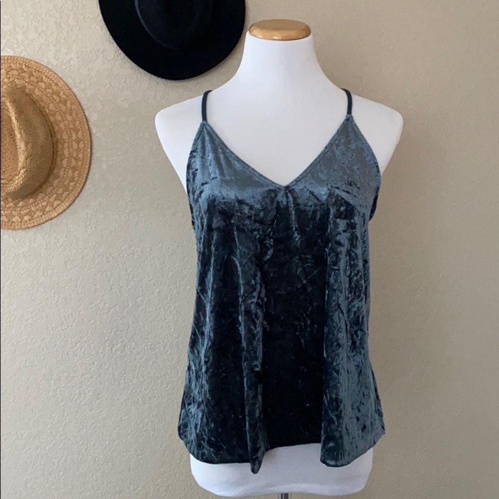 Velvet tank top